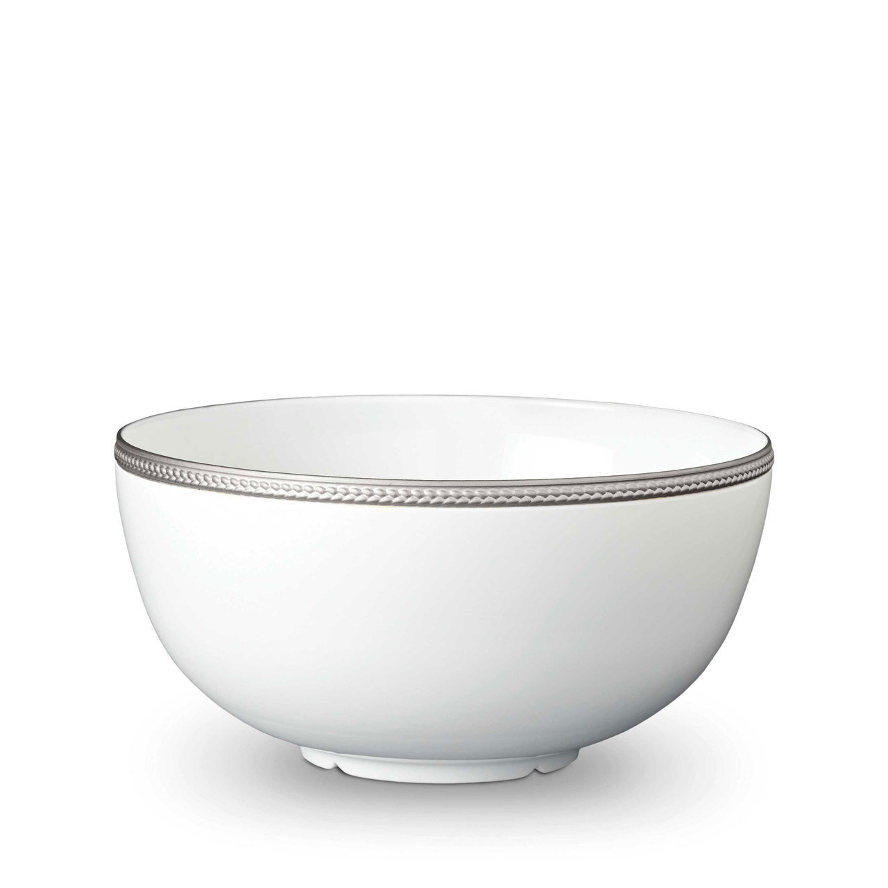 L&#39;Objet Soie Tressee Large Bowl Platinum, MPN: ST371,