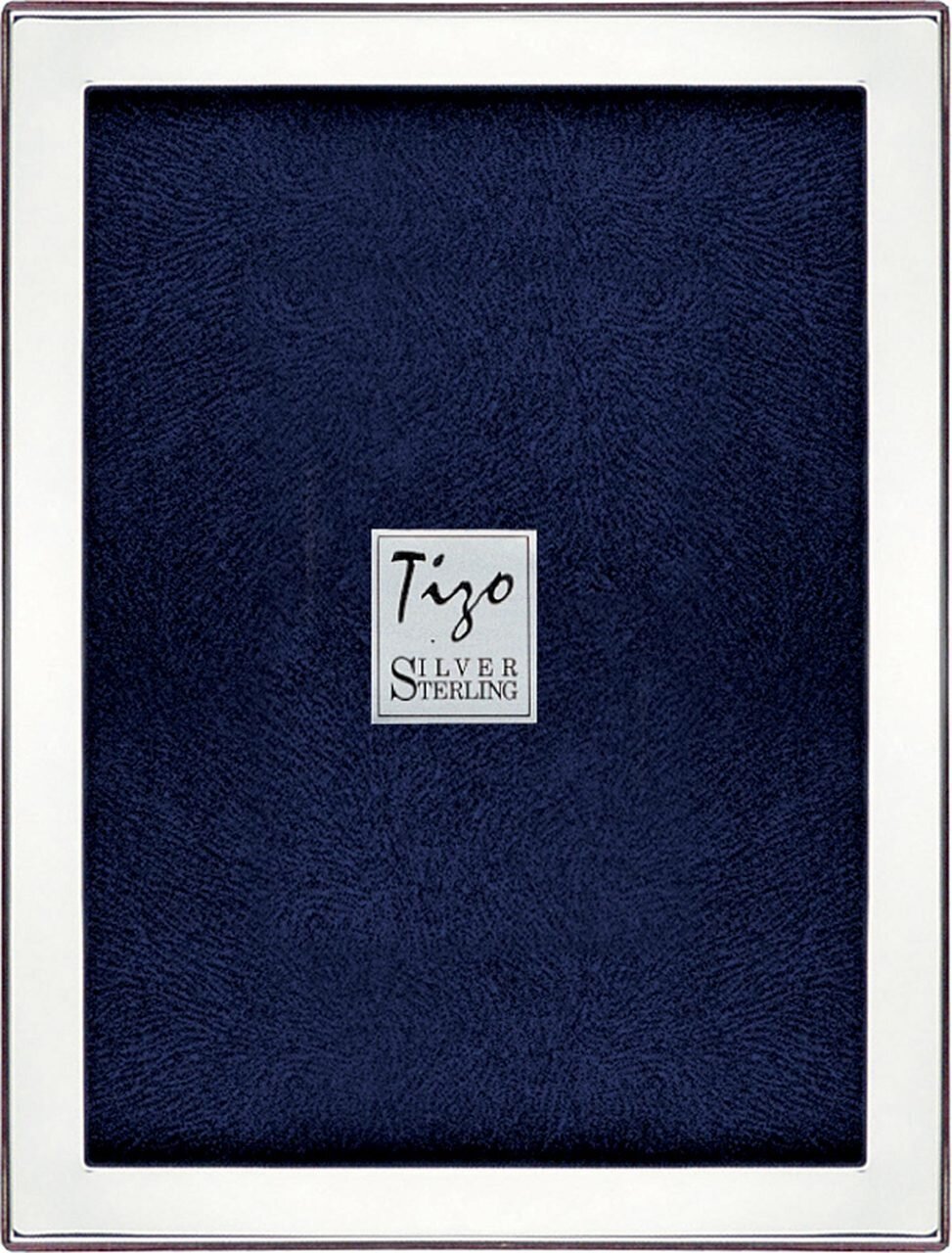 Tizo Solid Plain 8 x 10 Inch Sterling Silver Picture Frame, MPN: 1924-80,