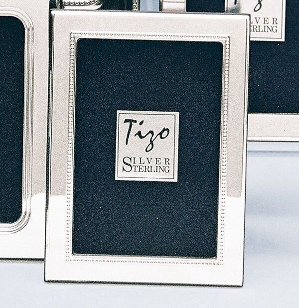 Tizo Inner Bead 3 x 5 Inch Sterling Silver Picture Frame, MPN: 1930-35,