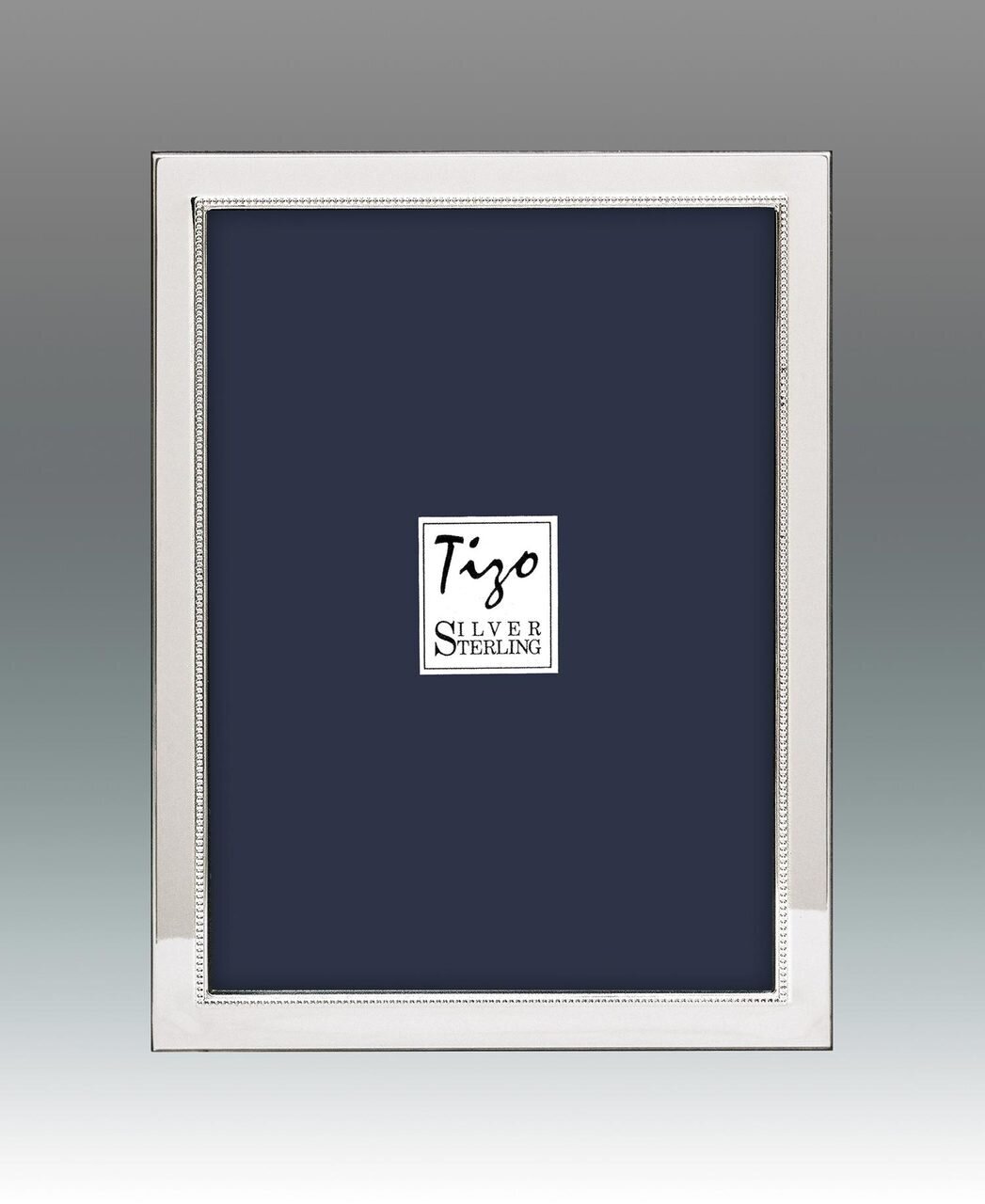 Tizo Inner Bead 5 x 7 Inch Sterling Silver Picture Frame