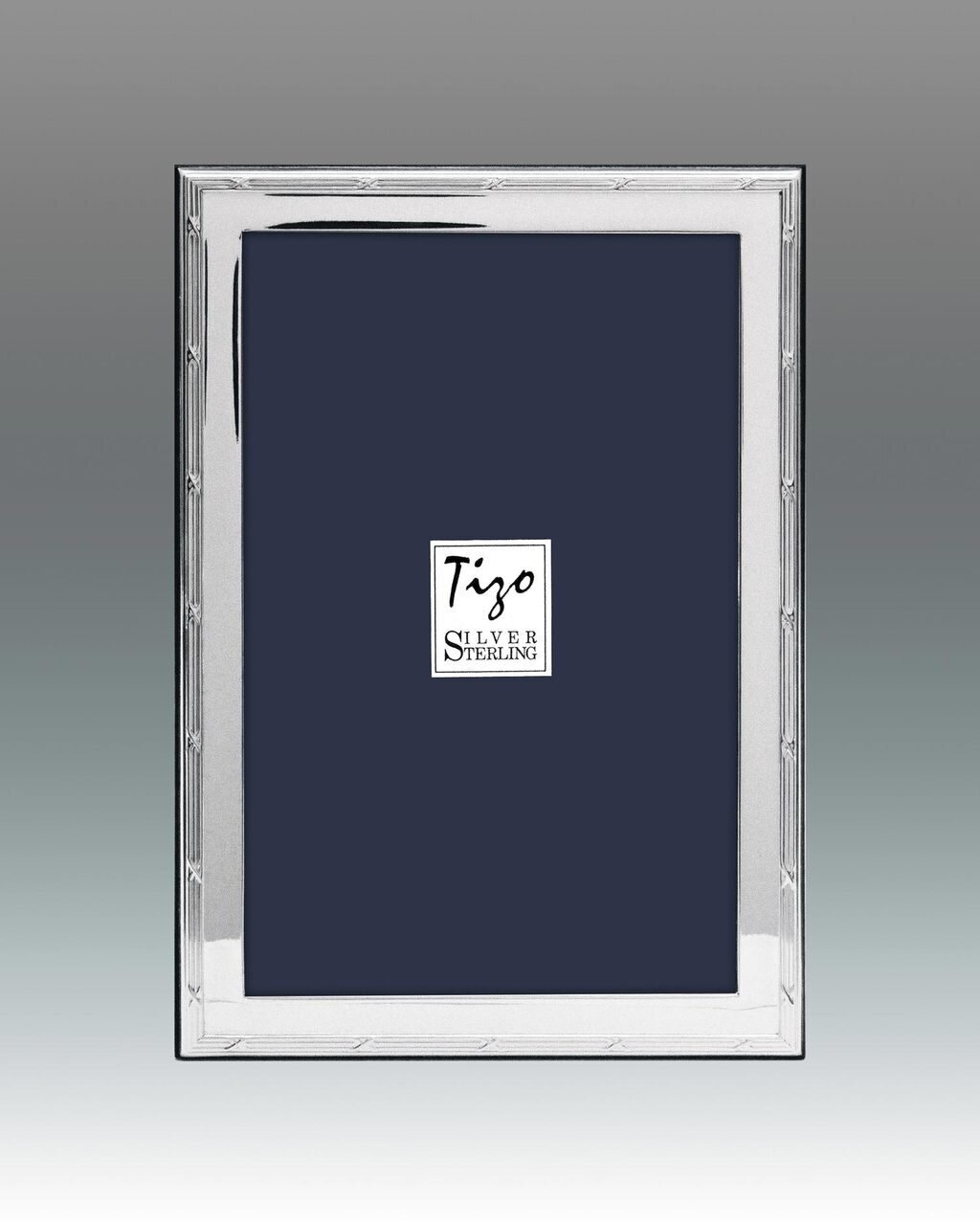 Tizo Ribbons 4 x 6 Inch Sterling Silver Picture Frame, MPN: 1952-46,