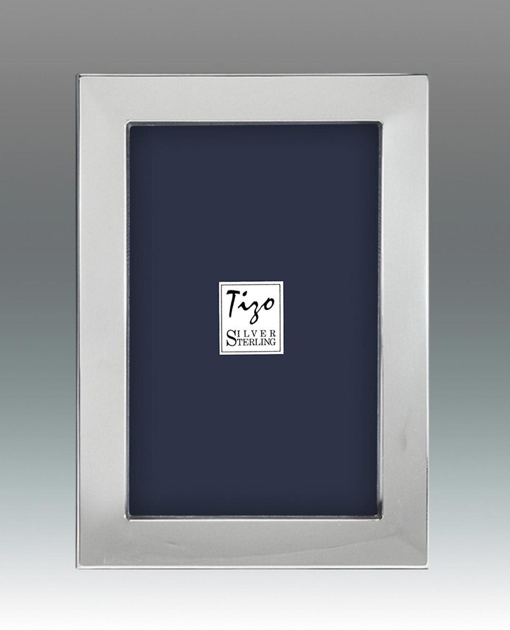 Tizo Solid Border 4 x 6 Inch Sterling Silver Picture Frame, MPN: 1972-46,