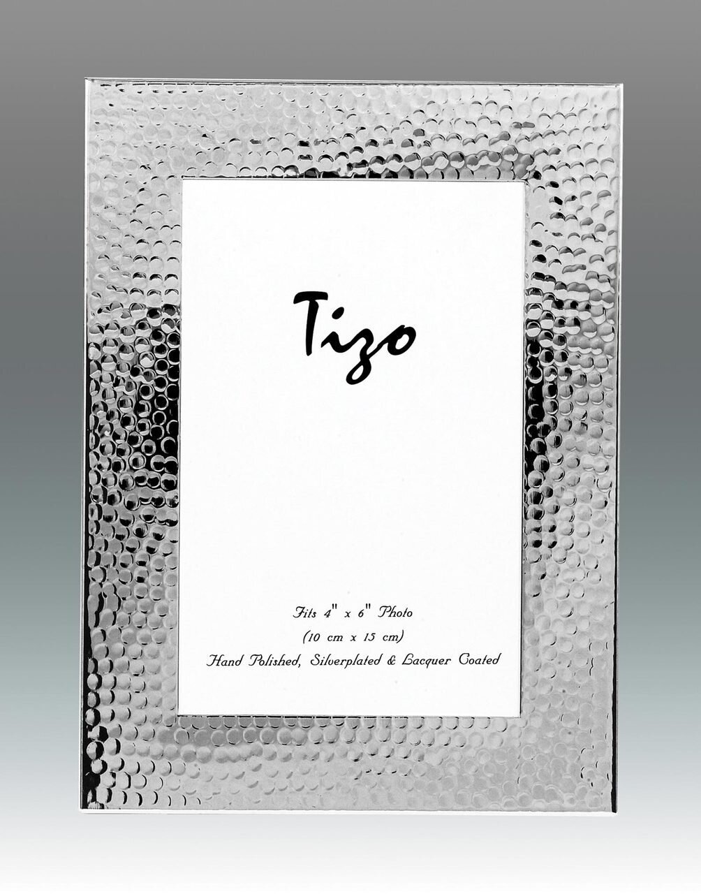 Tizo Hemmered 8 x 10 Inch Silver Plated Picture Frame, MPN: 1019-80,