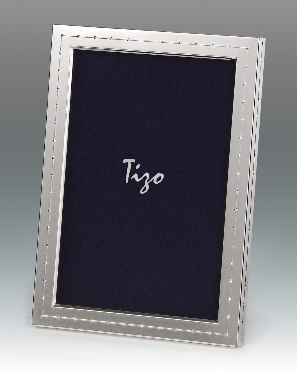 Tizo Ropes 4 x 6 Inch Silver Plated Picture Frame