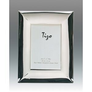 Tizo Classic Wide 3 x 3 Inch Square Silver Plated Picture Frame, MPN: 1415-33,