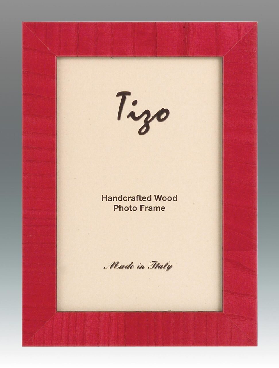Tizo Lines 4 x 6 Inch Wood Picture Frame - Red