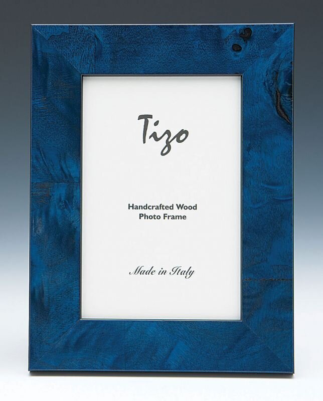 Tizo Ocean 4 x 6 Inch Wood Picture Frame - Blue