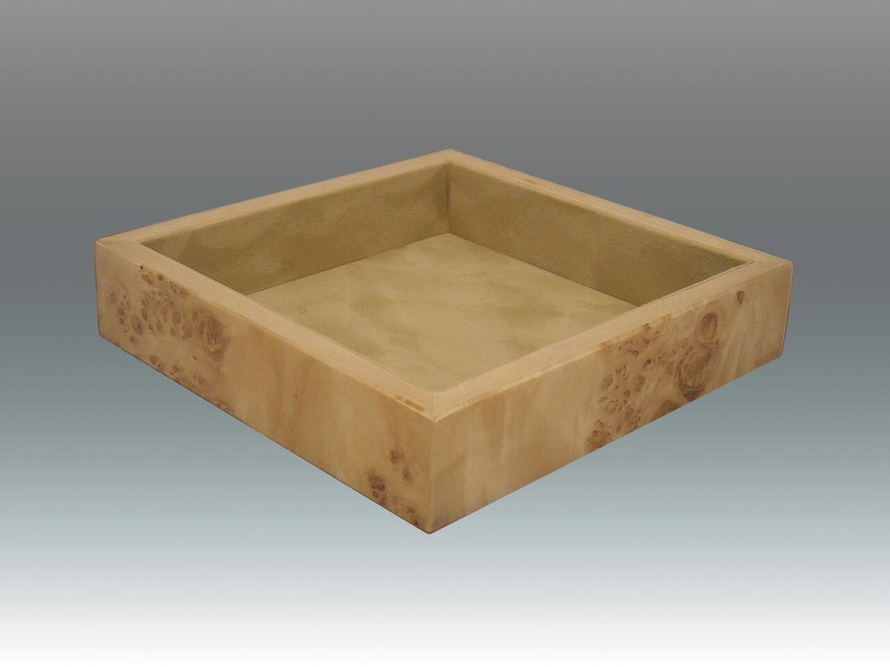 Tizo 7 x 7 Inch Square Wooden Valet Tray - Cream, MPN: NC707TATY,