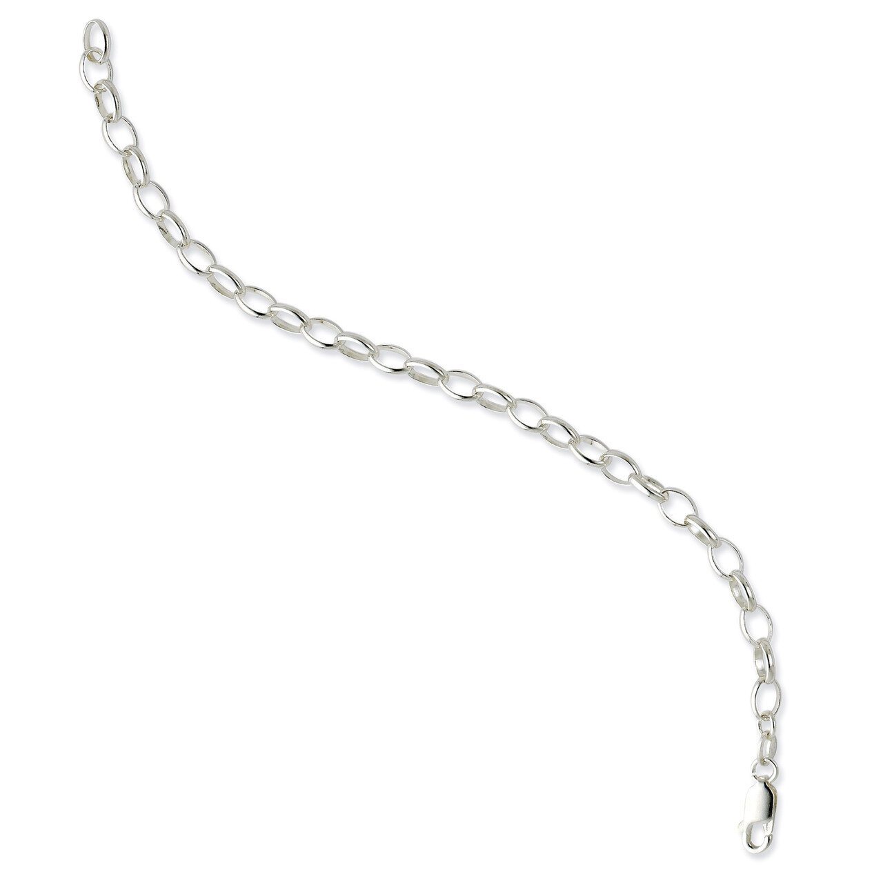 7 Inch 5mm Rolo Chain Sterling Silver QFC88-7