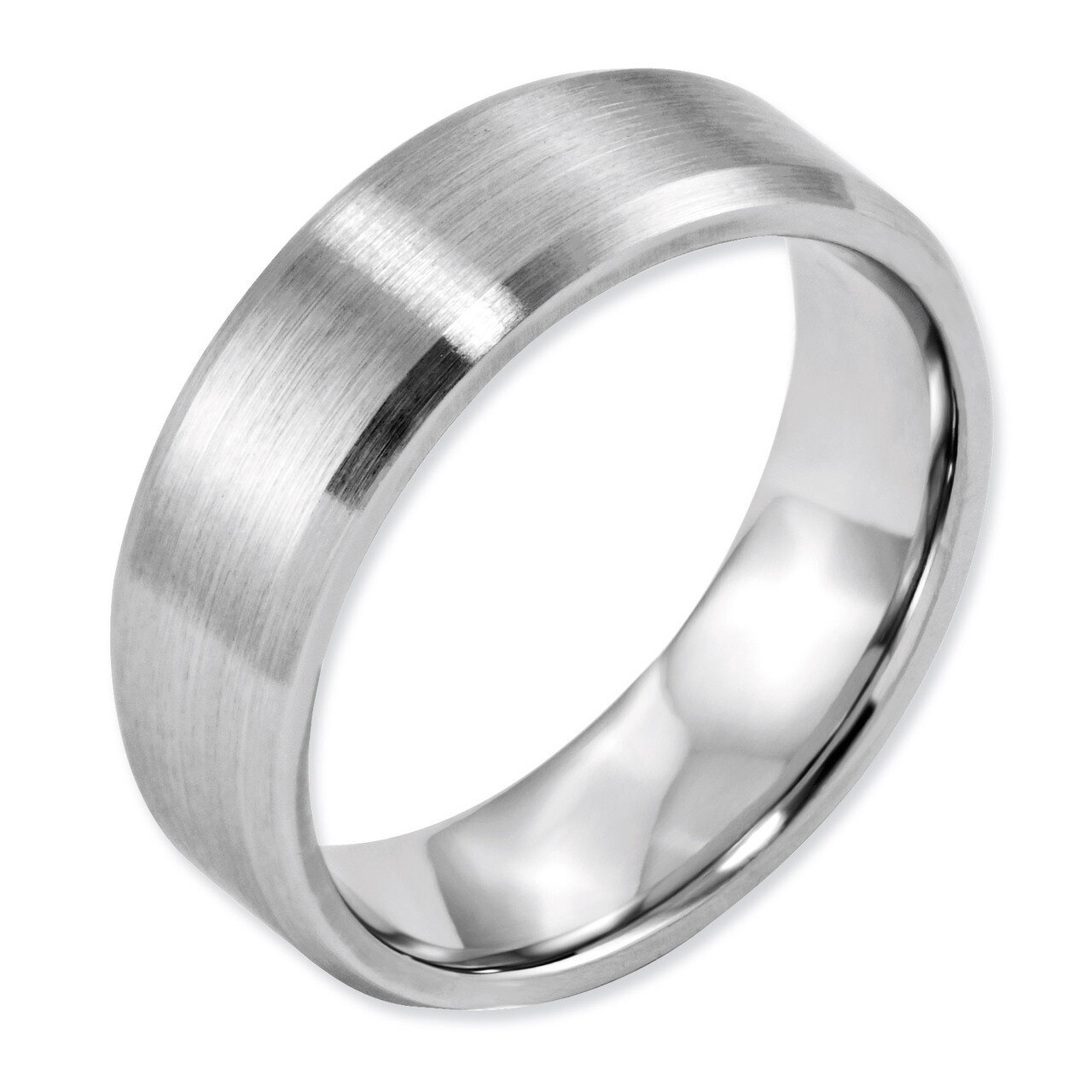Beveled Edge Satin 7mm Band - Cobalt CC14 by Chisel, MPN: CC14, 886774025483