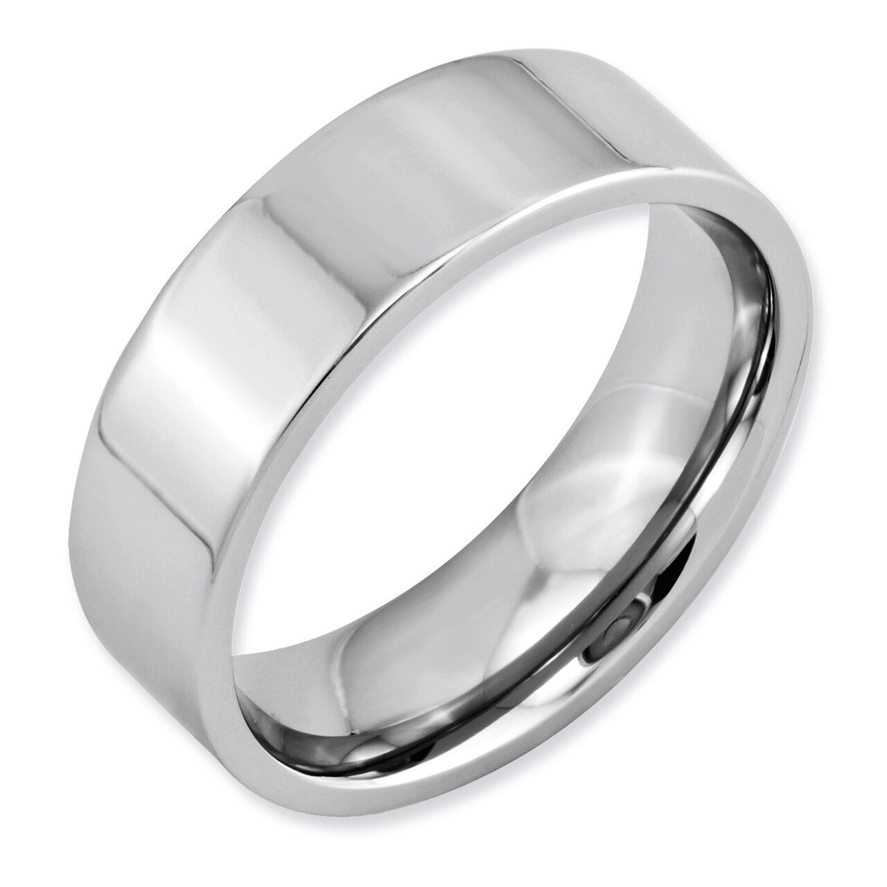 Flat Polished 7mm Band - Cobalt CC22 by Chisel, MPN: CC22, 886774026497