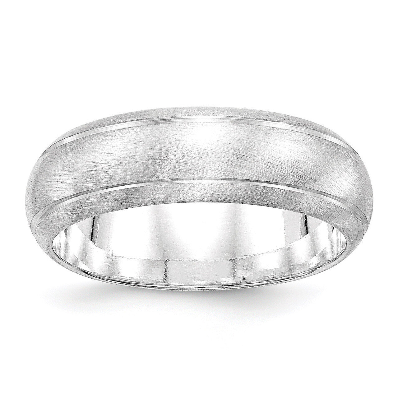 7mm Satin Finish Band - Sterling Silver QSFB070 by Chisel, MPN: QSFB070, 883957257013