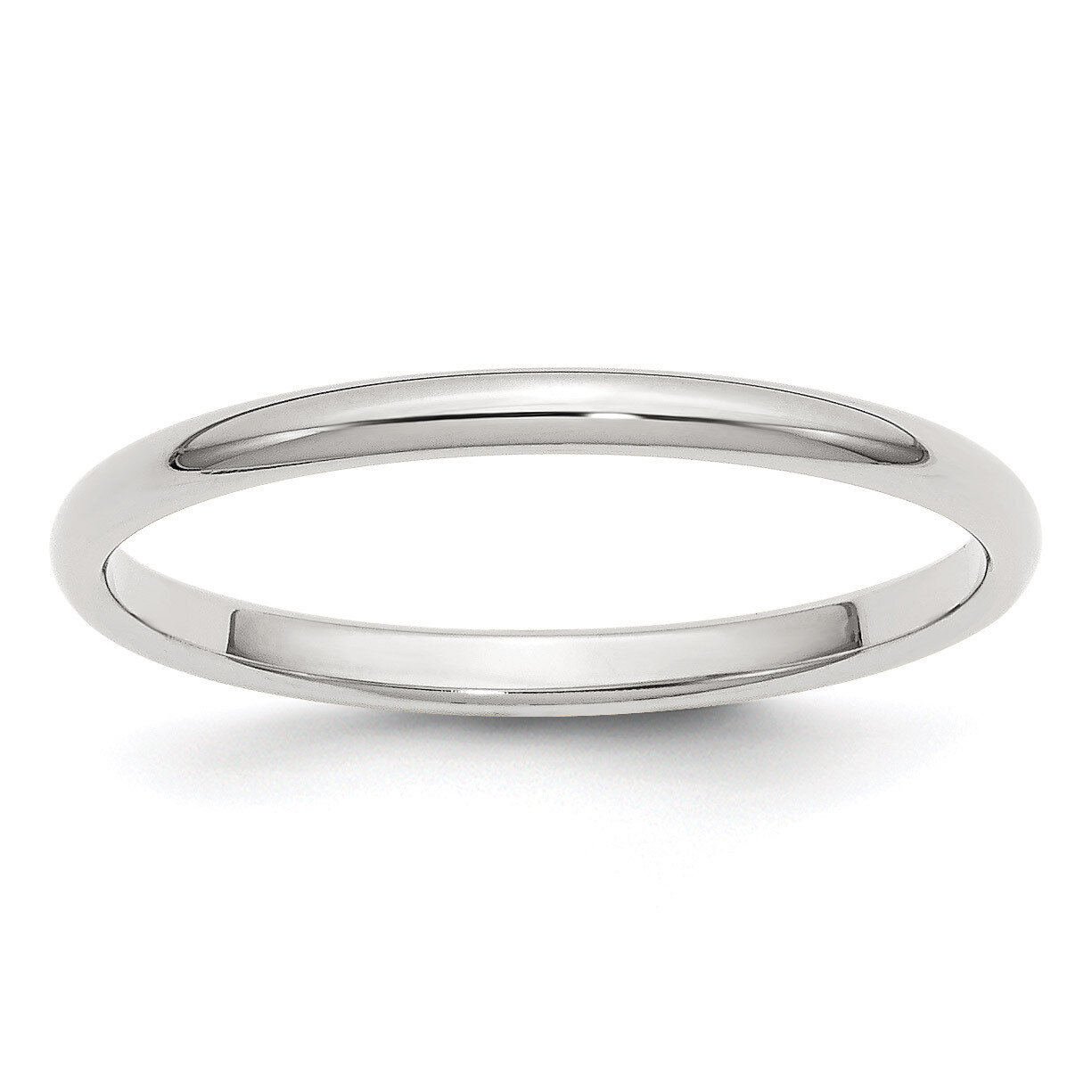 2mm Half-Round Band - Sterling Silver QWH020 by Chisel, MPN: QWH020, 883957259604