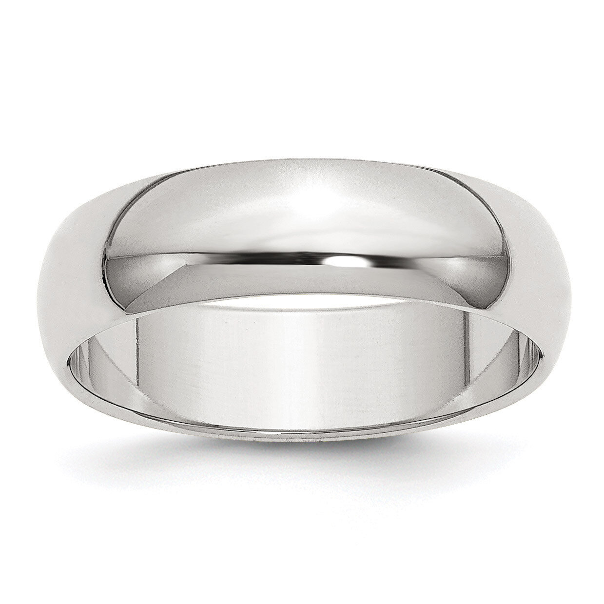 6mm Half-Round Band - Sterling Silver QWH060 by Chisel, MPN: QWH060, 886774338149