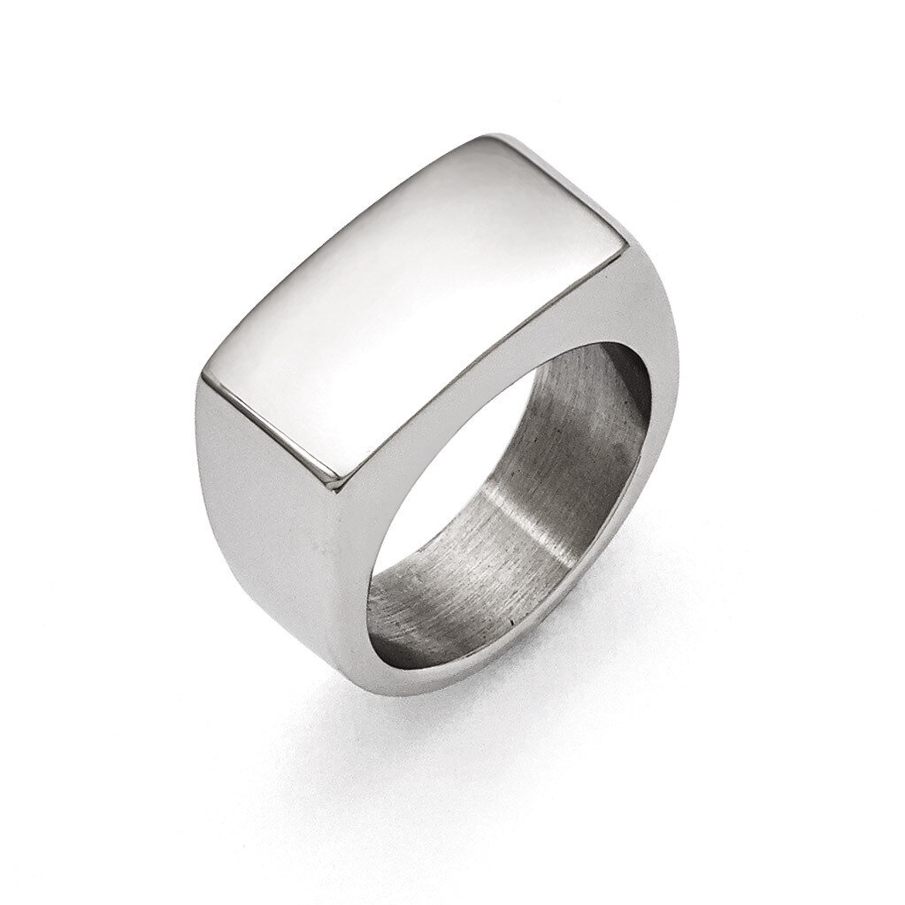 Polished Ring - Stainless Steel SR341 by Chisel, MPN: SR341, 191101193972