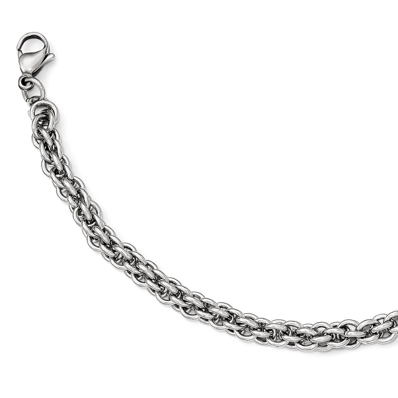 Polished 9 Inch Bracelet - Stainless Steel SRB1965-9 by Chisel, MPN: SRB1965-9, 191101603860