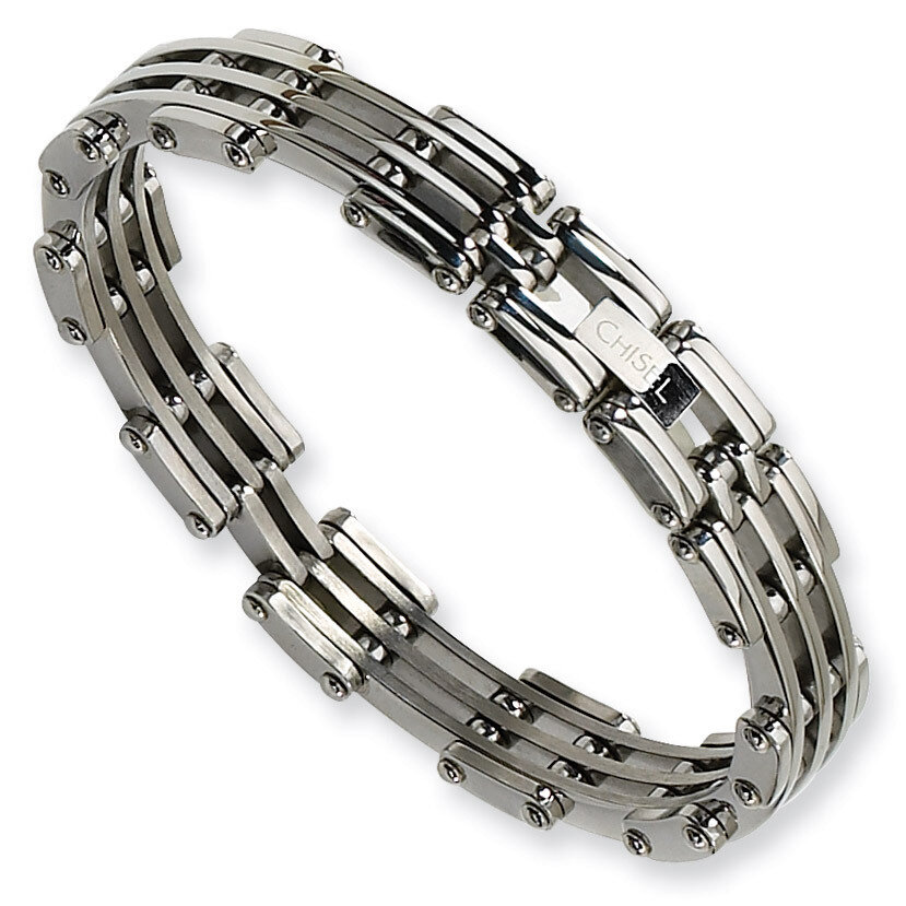 Polished Bracelet - Stainless Steel SRB215 by Chisel, MPN: SRB215, 883957745671