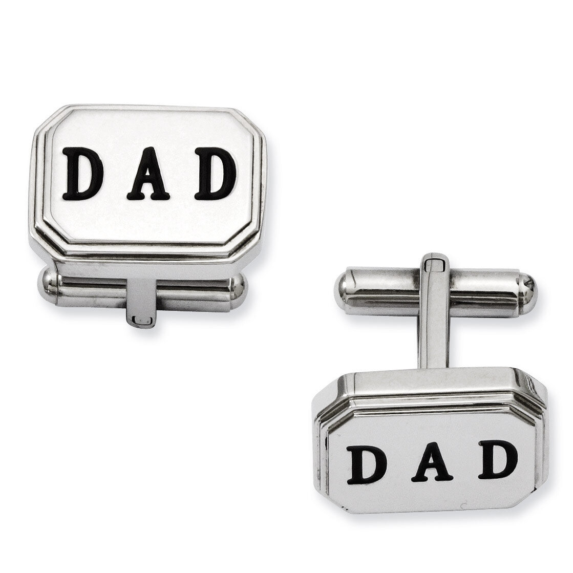 Dad Cufflinks - Stainless Steel SRC213 by Chisel, MPN: SRC213, 886774193908
