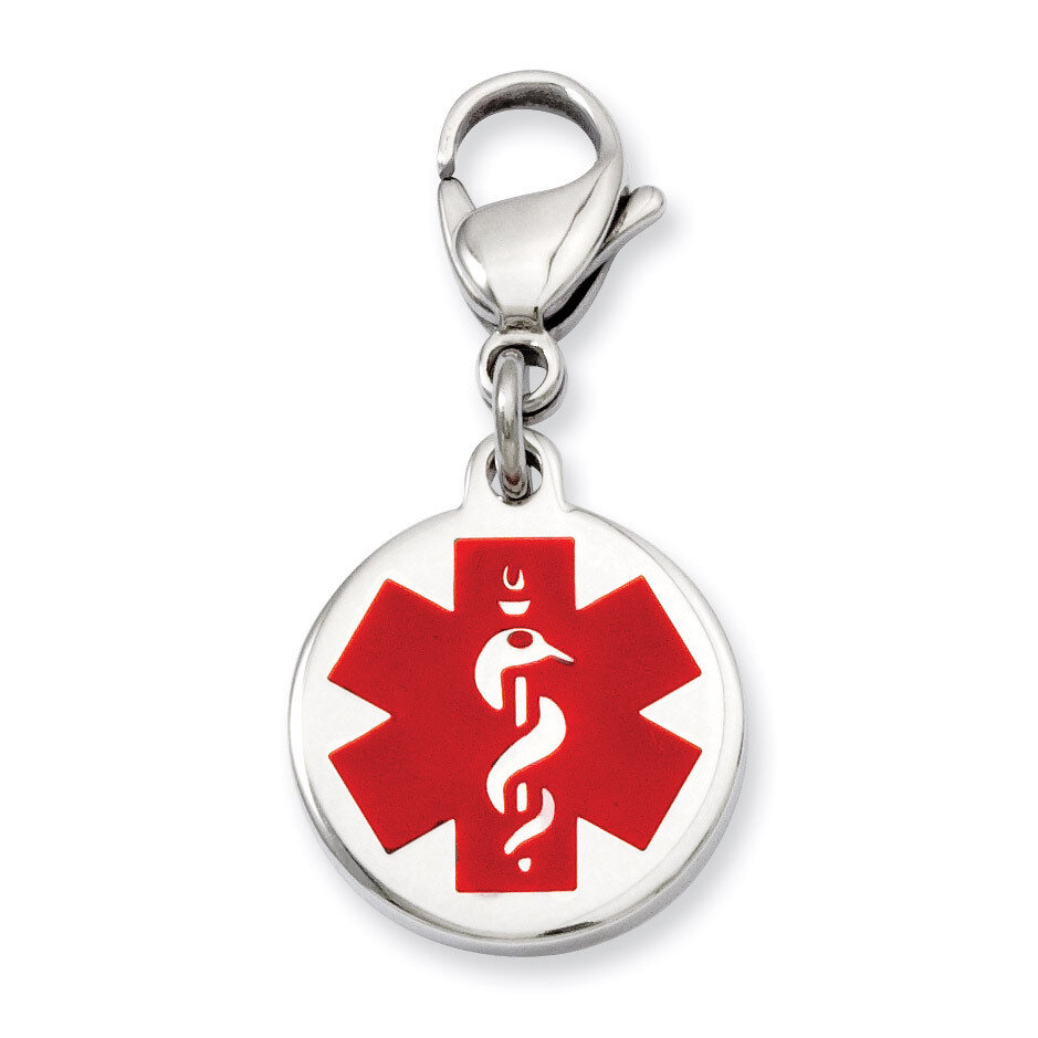 Medical Jewelry Charm - Stainless Steel SRCH100 by Chisel, MPN: SRCH100, 886774277240