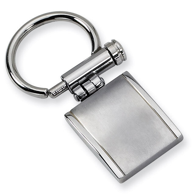 Brushed and Polished Key Chain - Stainless Steel SRK116 by Chisel, MPN: SRK116, 883957737454
