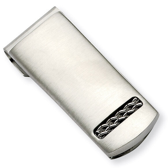 Brushed Money Clip - Stainless Steel SRM139