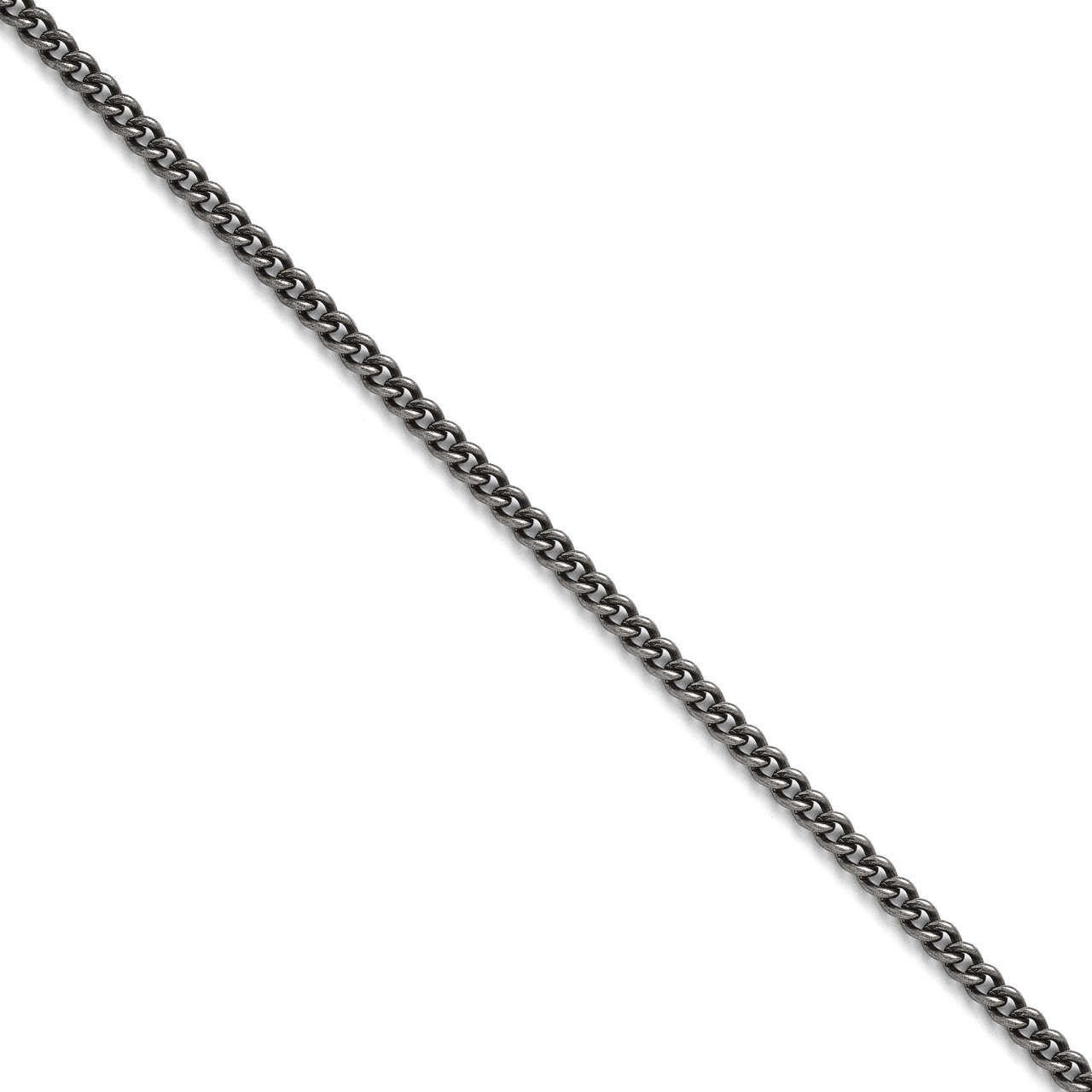 4.0mm 18 Inch Round Curb Antiqued Chain - Stainless Steel SRN1007 by Chisel, MPN: SRN1007, 88677443…