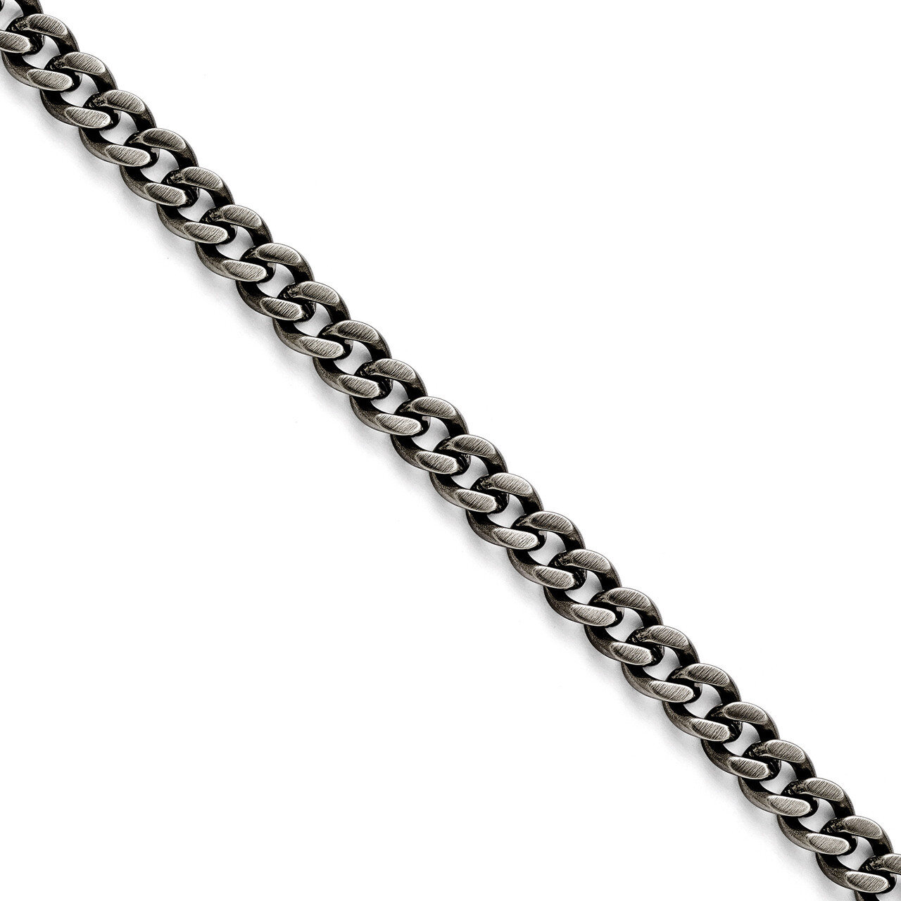 9.25mm Oxidized Curb Chain - Stainless Steel SRN1612