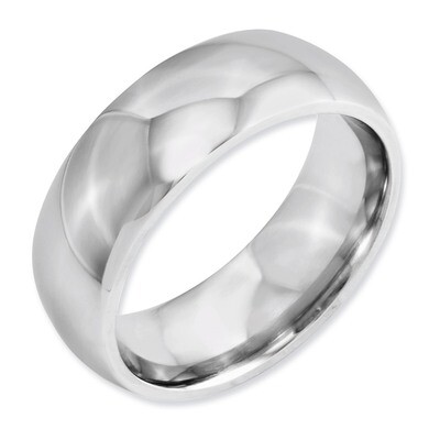 Polished 8mm Band - Cobalt CC28 by Chisel, MPN: CC28, 886774027241