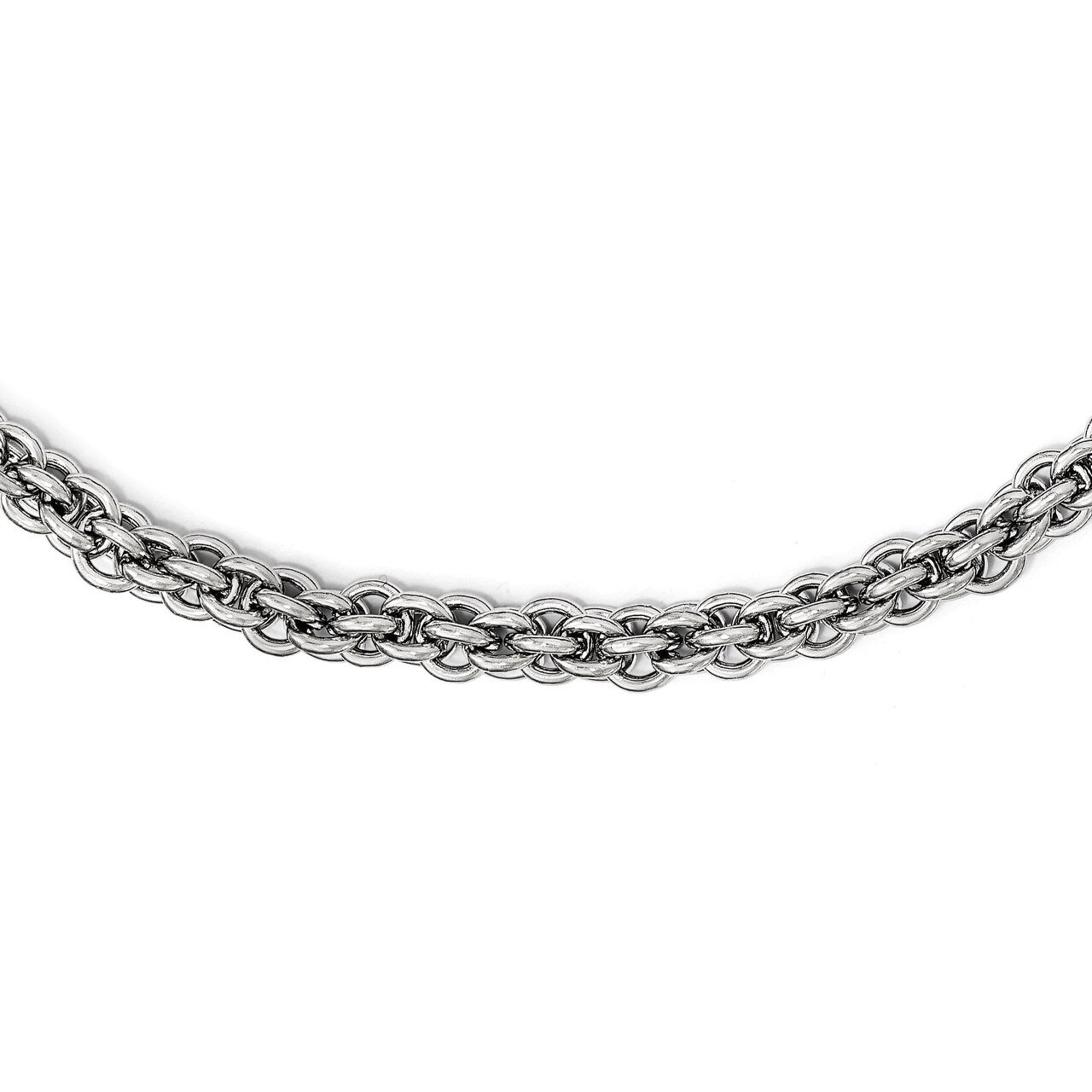 Polished 24 Inch Necklace - Stainless Steel SRN1965-24