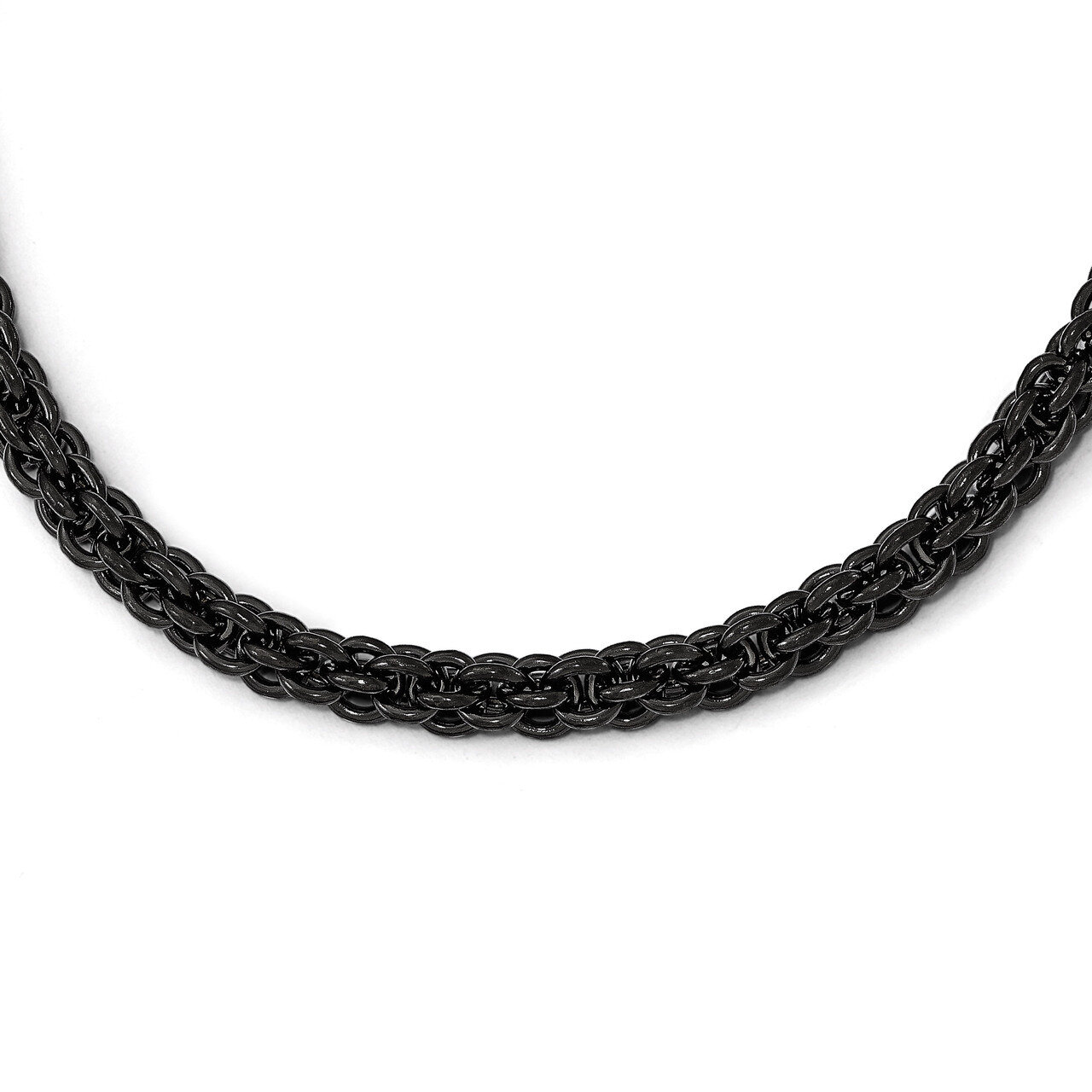 Polished Black IP-plated 24 Inch Necklace - Stainless Steel SRN1966-24 by Chisel, MPN: SRN1966-24, …