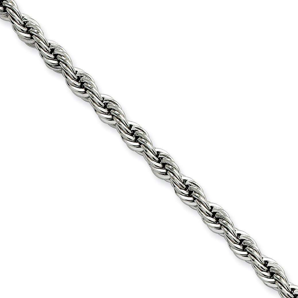 4.0mm 18 Inch Rope Chain - Stainless Steel SRN673 by Chisel, MPN: SRN673, 886774042886