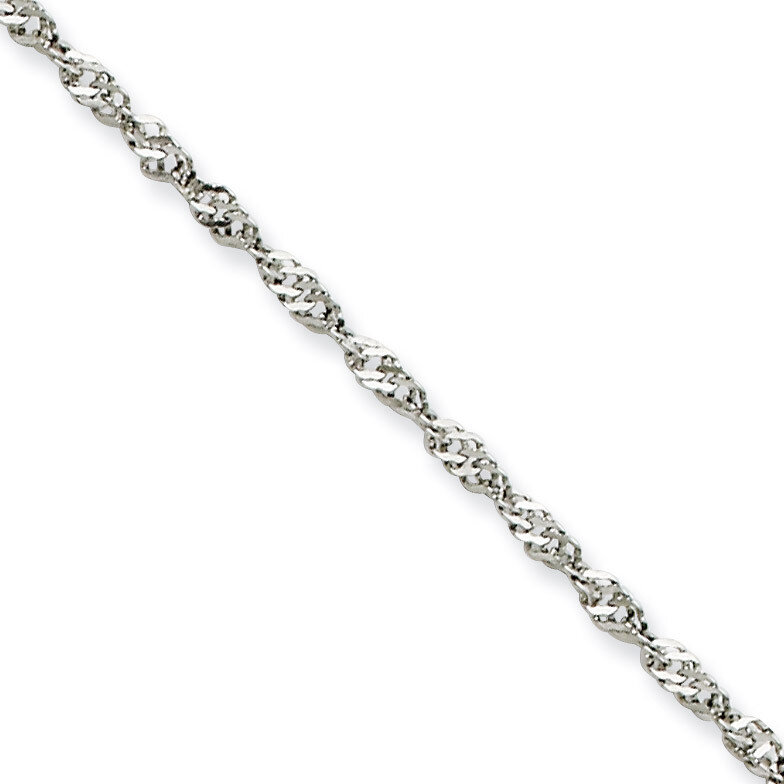 2.0mm 18 Inch Singapore Chain - Stainless Steel SRN676