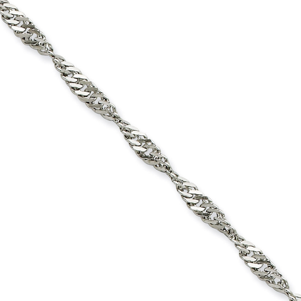 3.0mm 18 Inch Singapore Chain - Stainless Steel SRN678