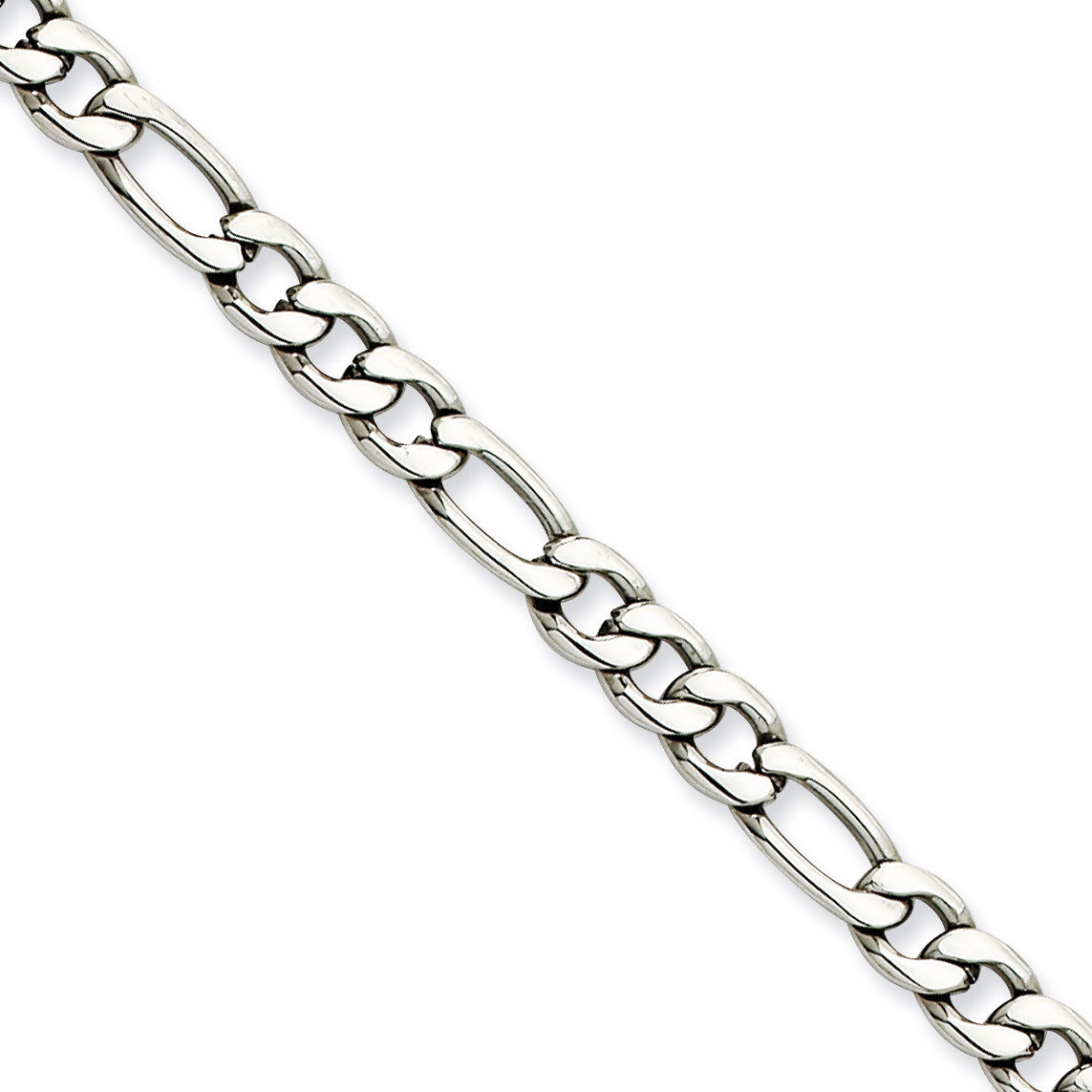 5.30mm 18 Inch Figaro Chain - Stainless Steel SRN679 by Chisel, MPN: SRN679, 886774043050