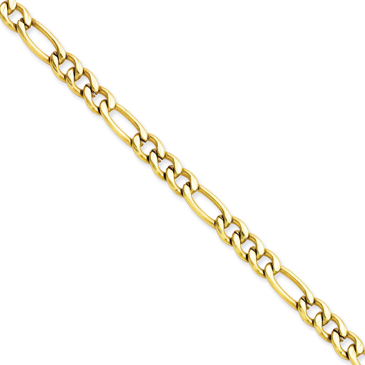 IP Gold-plated 6.30mm 20 Inch Figaro Chain - Stainless Steel SRN680GP