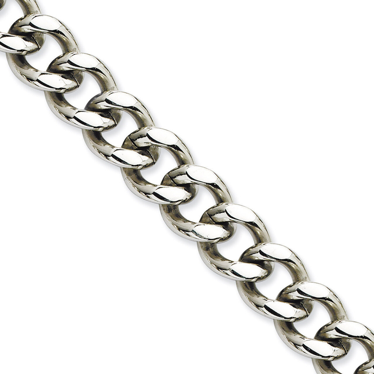 11.50mm 22 Inch Curb Chain - Stainless Steel SRN692
