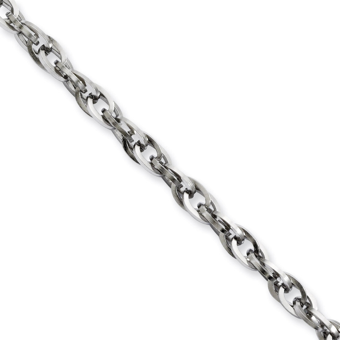 Fancy Twisted Link 18 Inch Necklace - Stainless Steel SRN804 by Chisel, MPN: SRN804, 886774994901