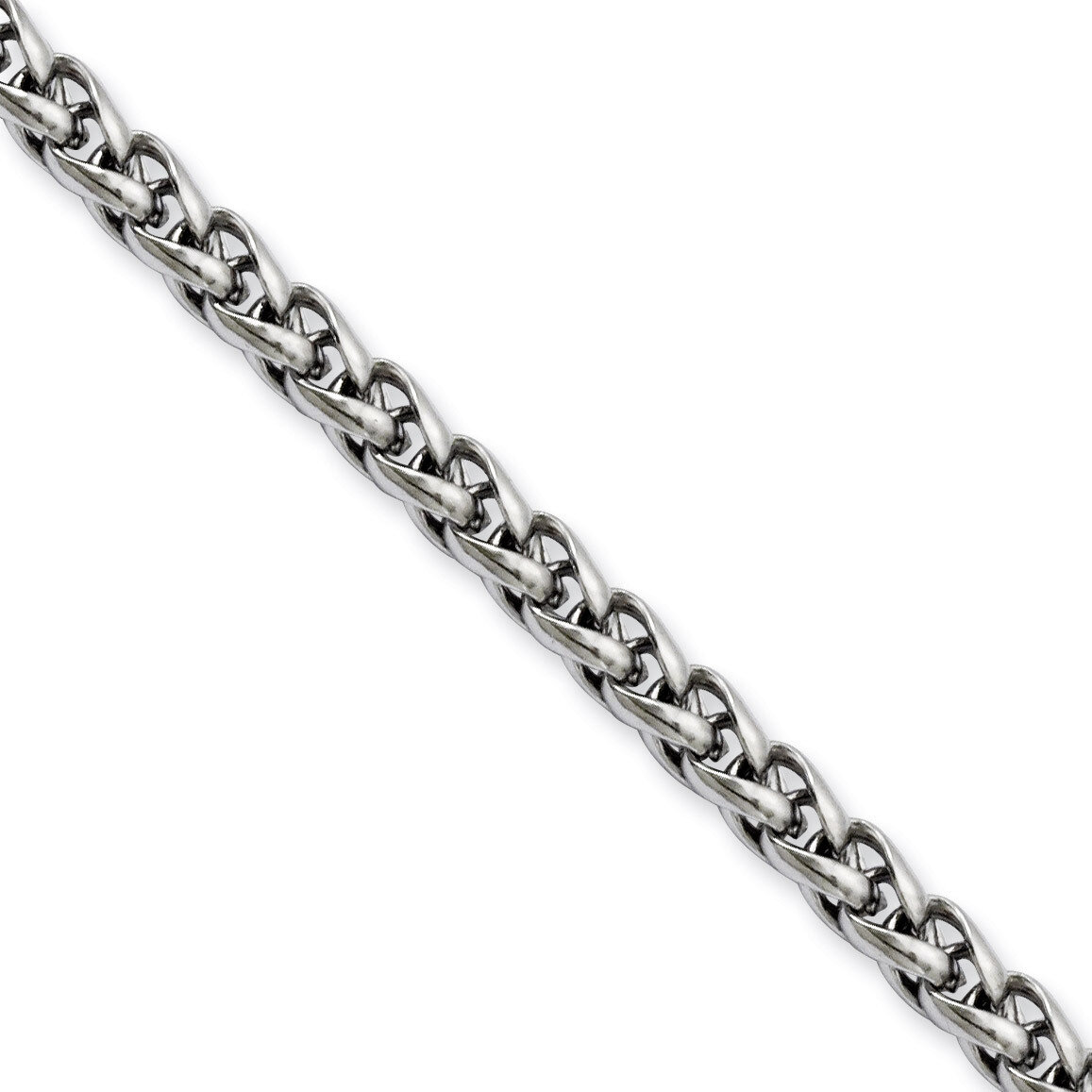 4.5mm Wheat 20 Inch Chain - Stainless Steel SRN807 by Chisel, MPN: SRN807, 886774435091