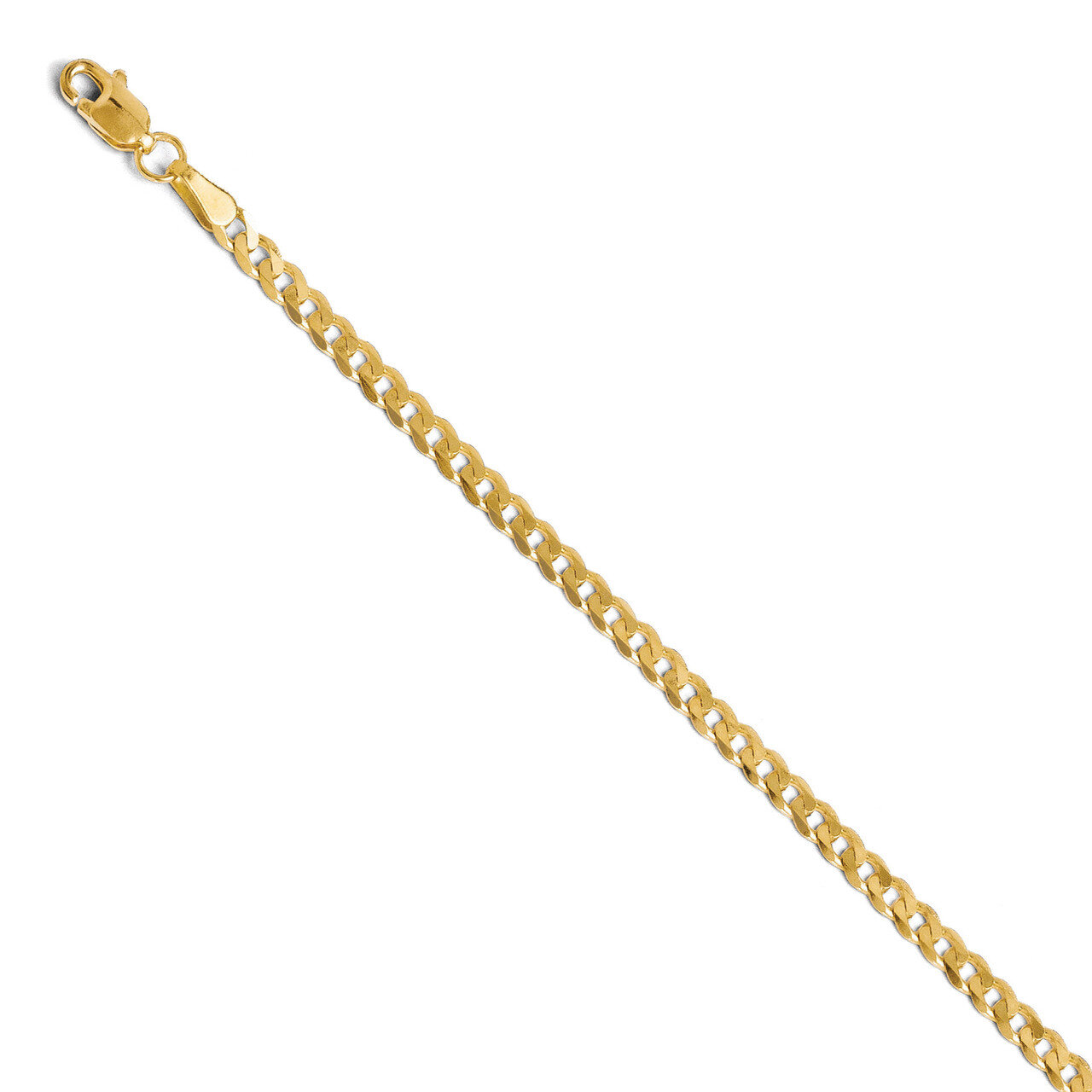 20 Curb Chain in 14k Yellow Gold (2.9 mm)