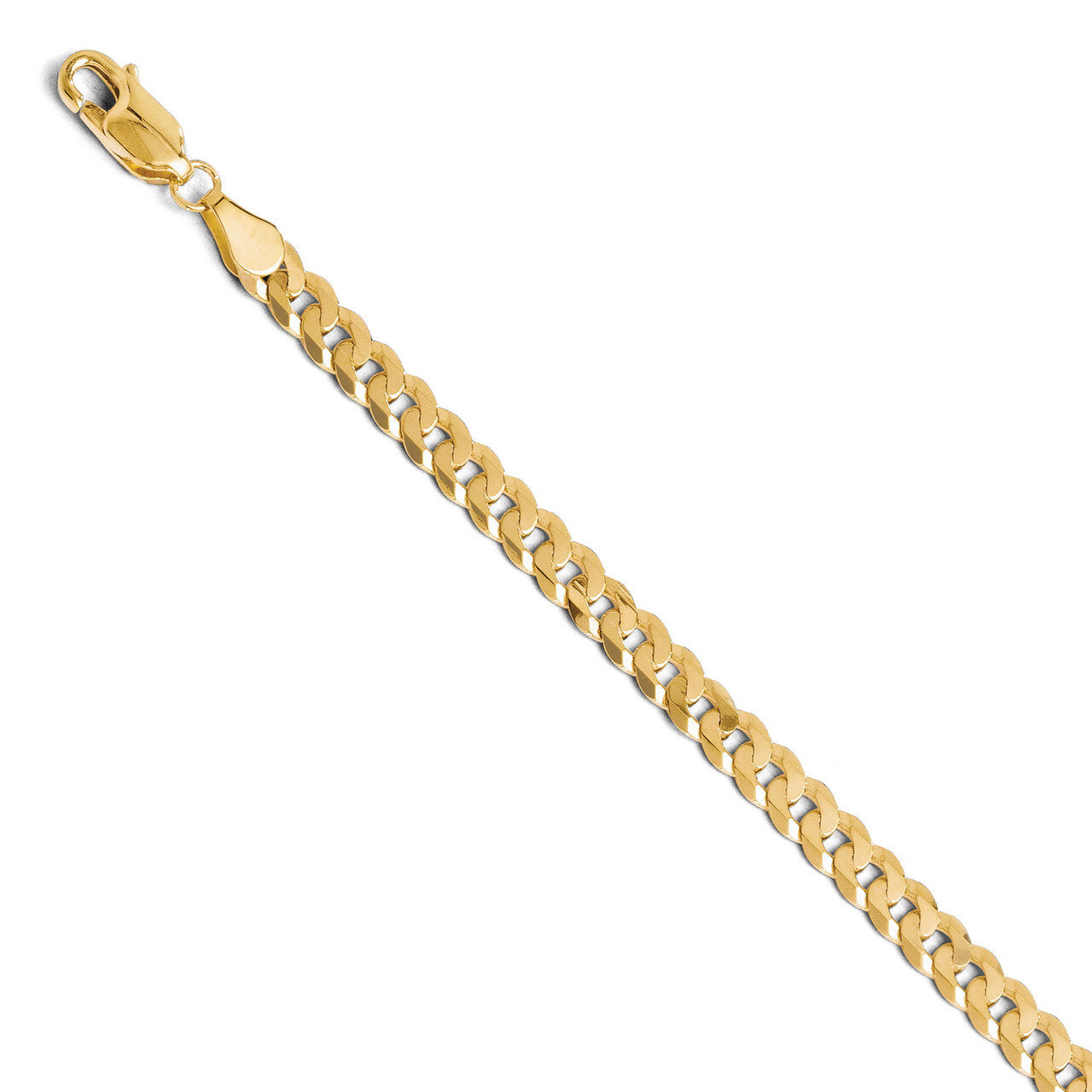 Leslie&#39;s 4.6mm Beveled Curb Chain 20 Inch - 14k Gold HB-1239-20, MPN: 1239-20, 886774542447