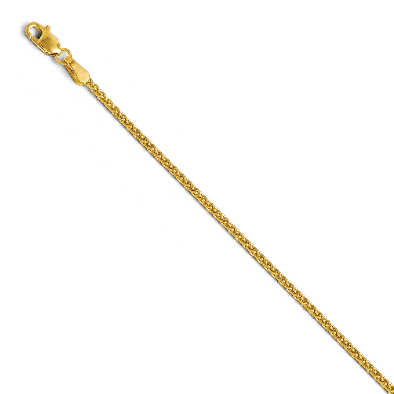 1.65mm Wheat Chain 16 Inch - 14k Gold HB-1241-16