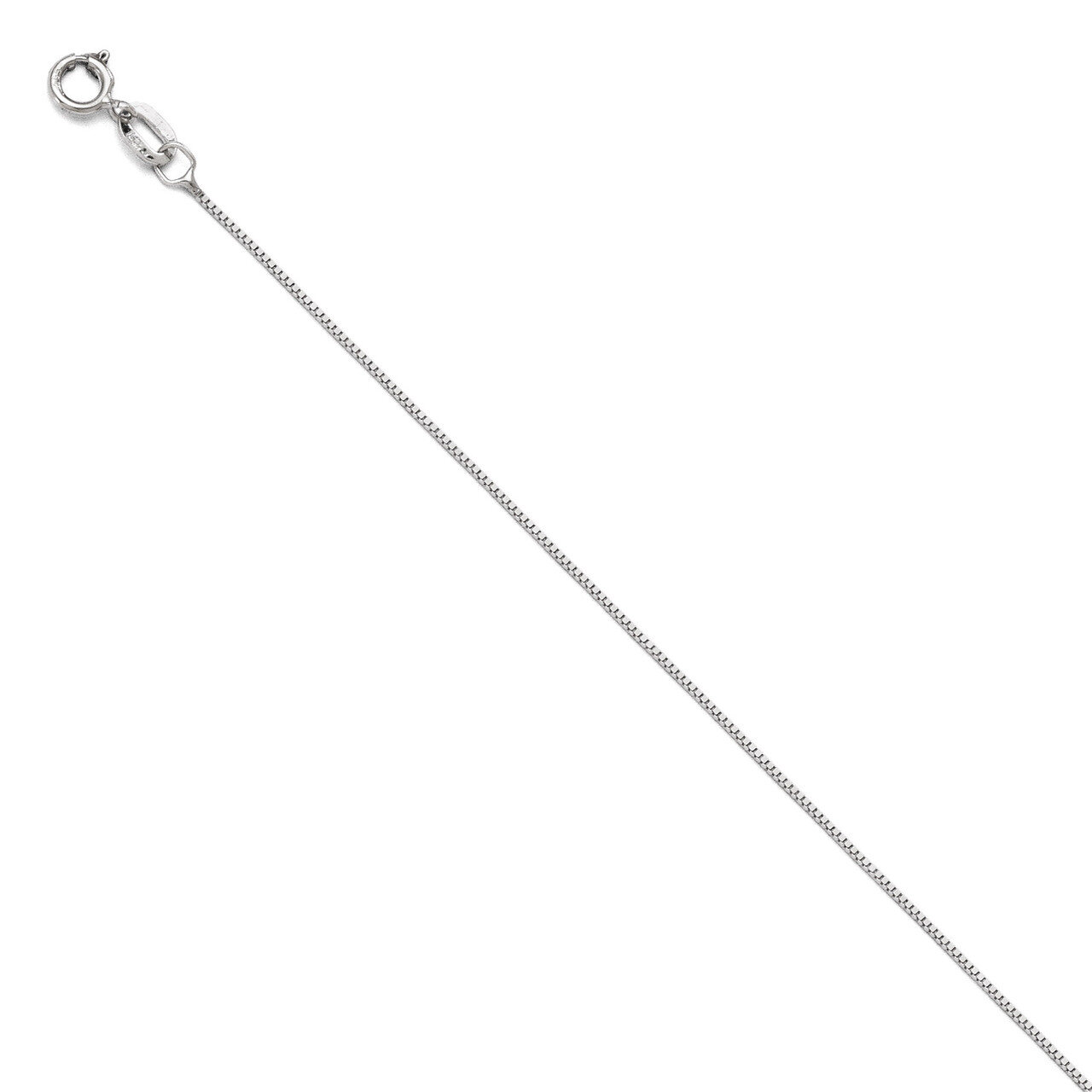 Leslie&#39;s Baby Box Chain 18 Inch - 14k White Gold HB-1550-18, MPN: 1550-18, 886774559087