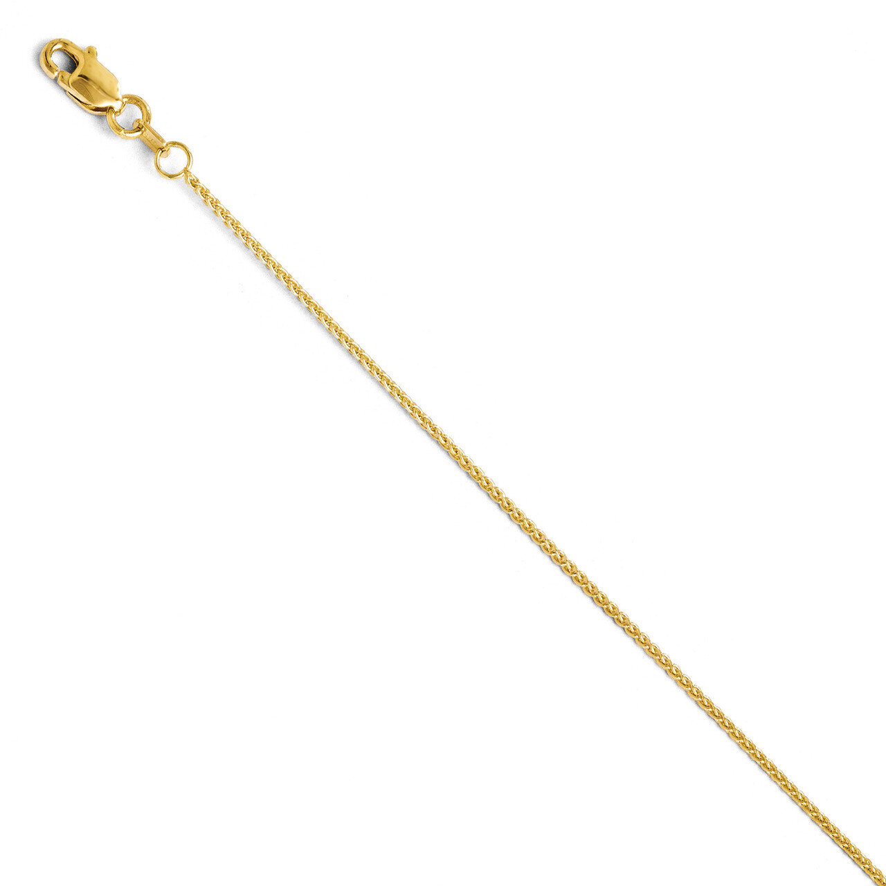Leslie&#39;s 1mm Wheat Chain 20 Inch - 14k Gold HB-1555-20, MPN: 1555-20, 886774995427