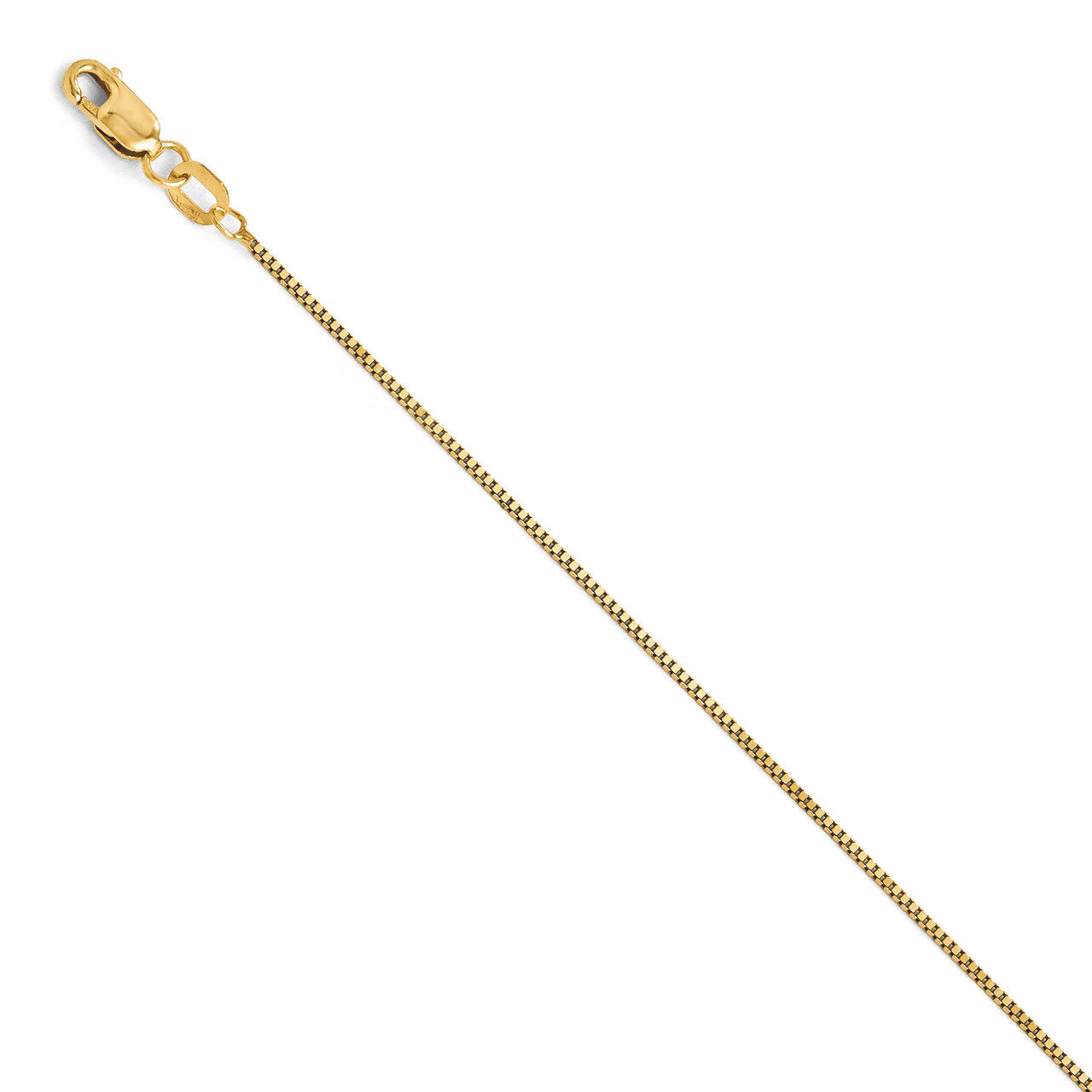 Leslie&#39;s Box with Lobster Anklet Chain 9 Inch - 14k Gold HB-1592-9, MPN: 1592-9, 883957539249
