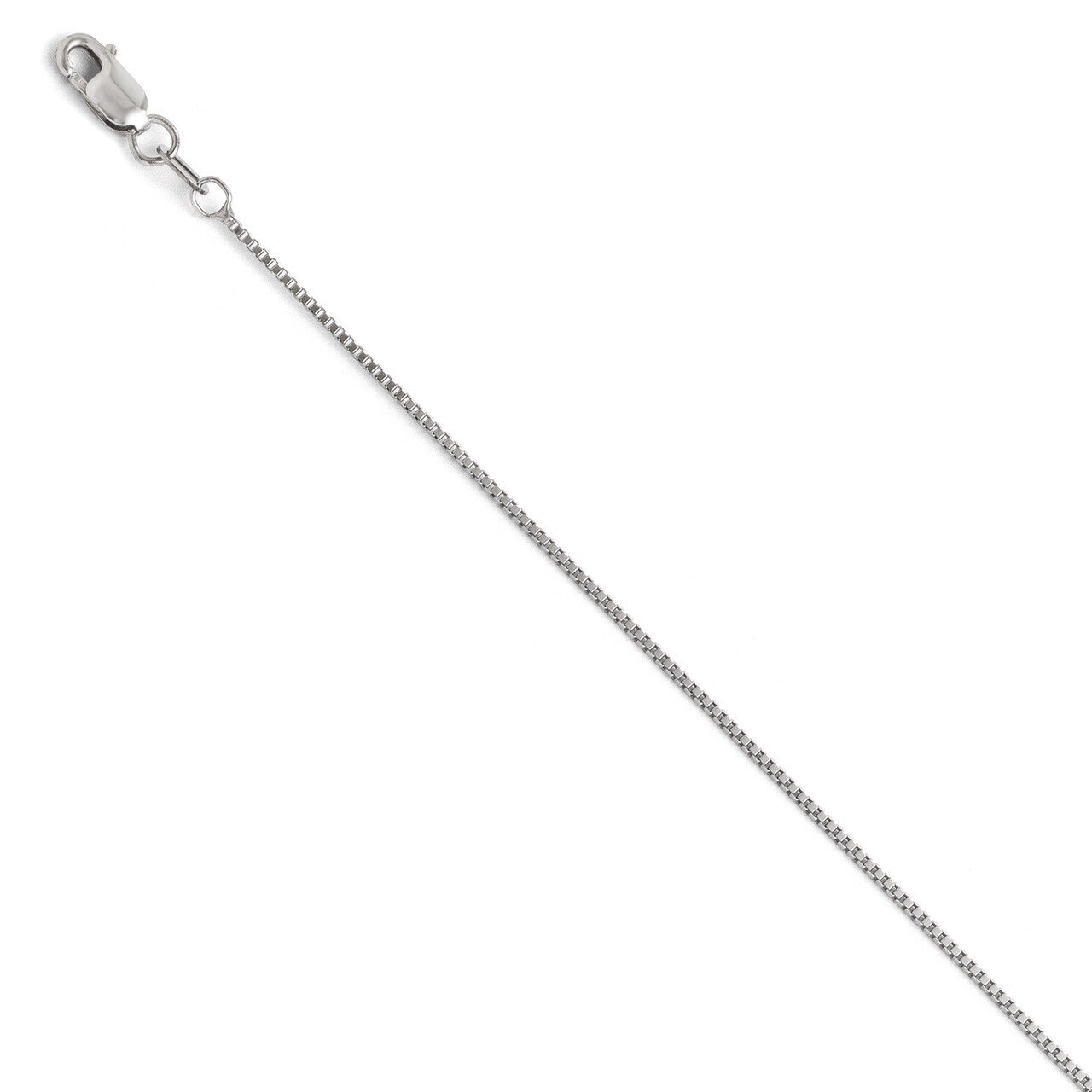 Leslie&#39;s Box Chain 18 Inch - 14k White Gold HB-1606-18, MPN: 1606-18, 886774543512