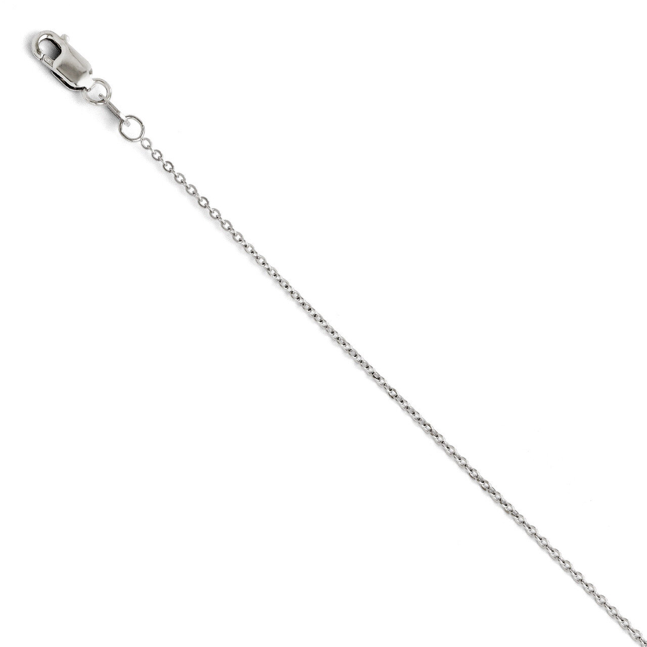 Leslie&#39;s Flat Cable Chain 24 Inch - 14k White Gold HB-1628-24, MPN: 1628-24, 886774995984