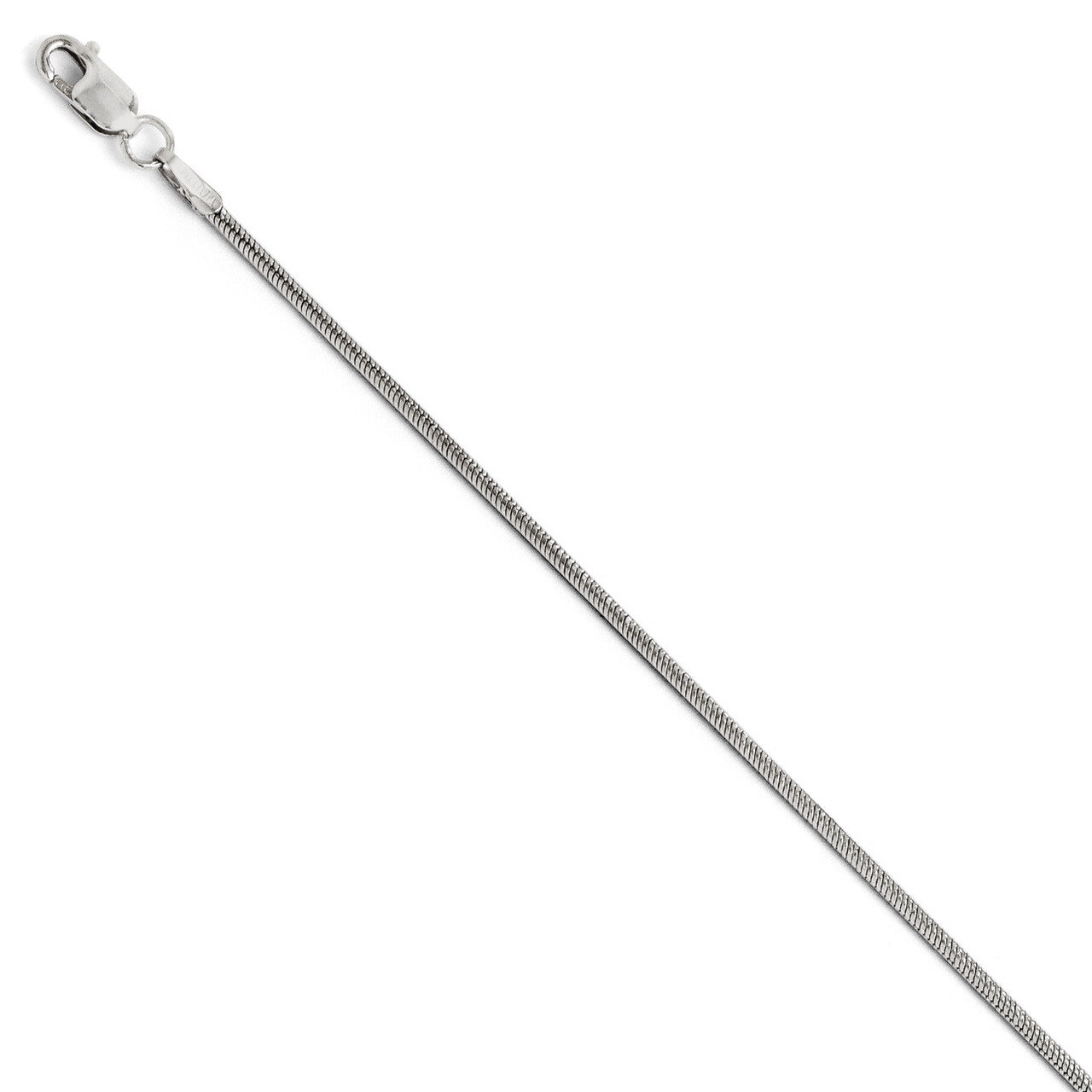 Leslie&#39;s Snake Chain 18 Inch - 14k White Gold HB-1697-18, MPN: 1697-18, 886774543383