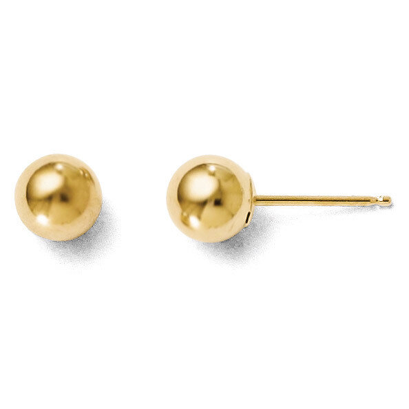 Leslie&#39;s Polished 5mm Ball Post Earrings - 14k Gold HB-16Z, MPN: 16Z, 886774569130