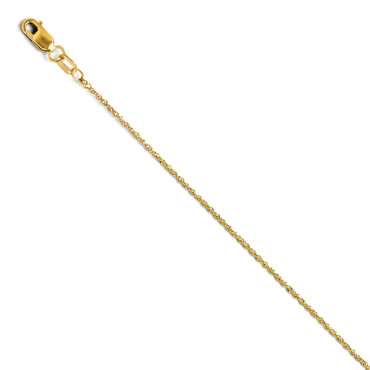Sparkle Singapore Chain 20 Inch - 14k Gold HB-1828-20