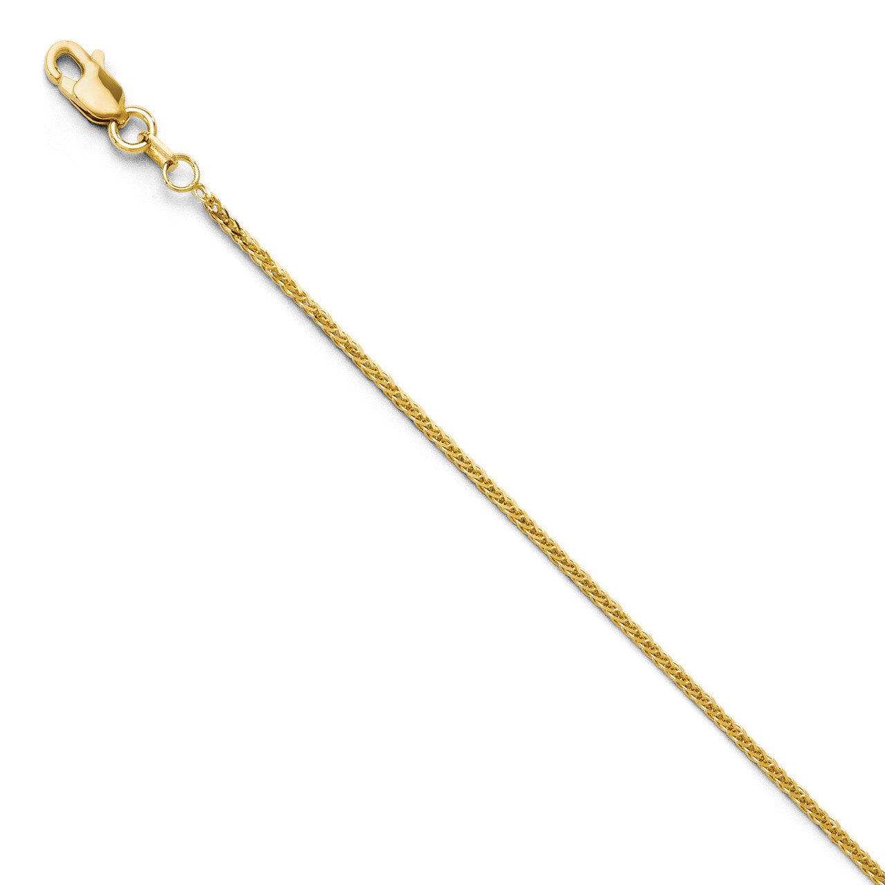 Leslie&#39;s Quadra Wheat Chain 20 Inch - 14k Gold HB-1986-20, MPN: 1986-20, 886774995670